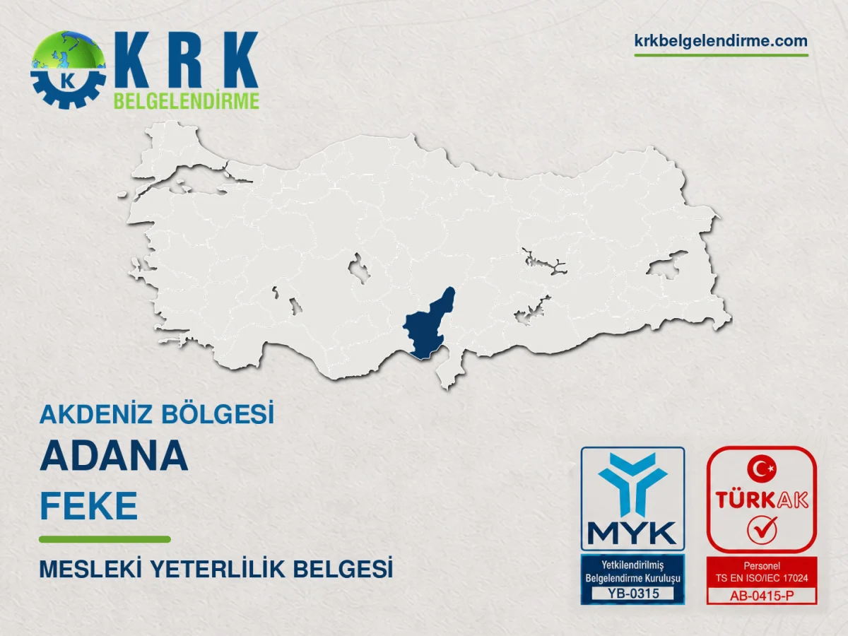 Feke mesleki yeterlilik belgesi
