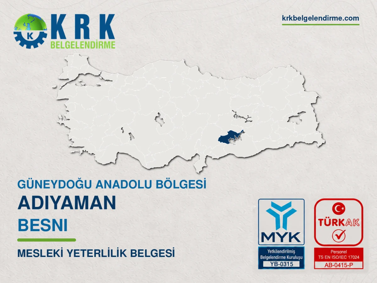 Besni mesleki yeterlilik belgesi