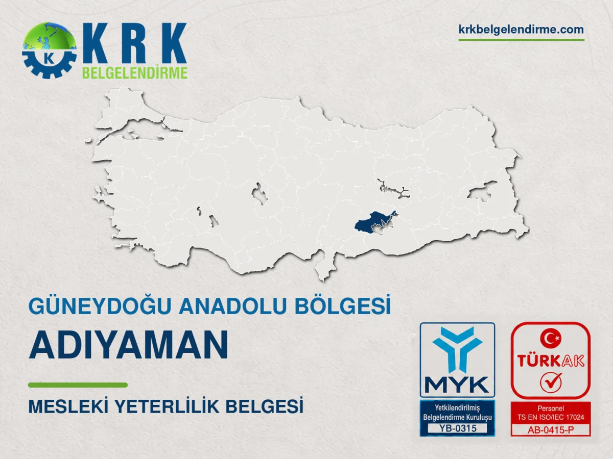 Adıyaman Mesleki Yeterlilik Belgesi