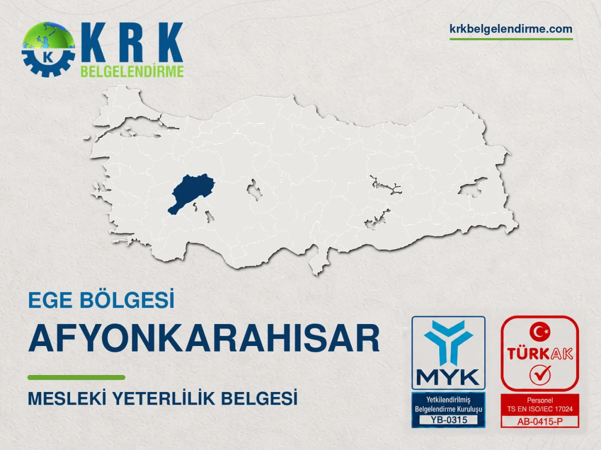 Afyonkarahisar Mesleki Yeterlilik Belgesi
