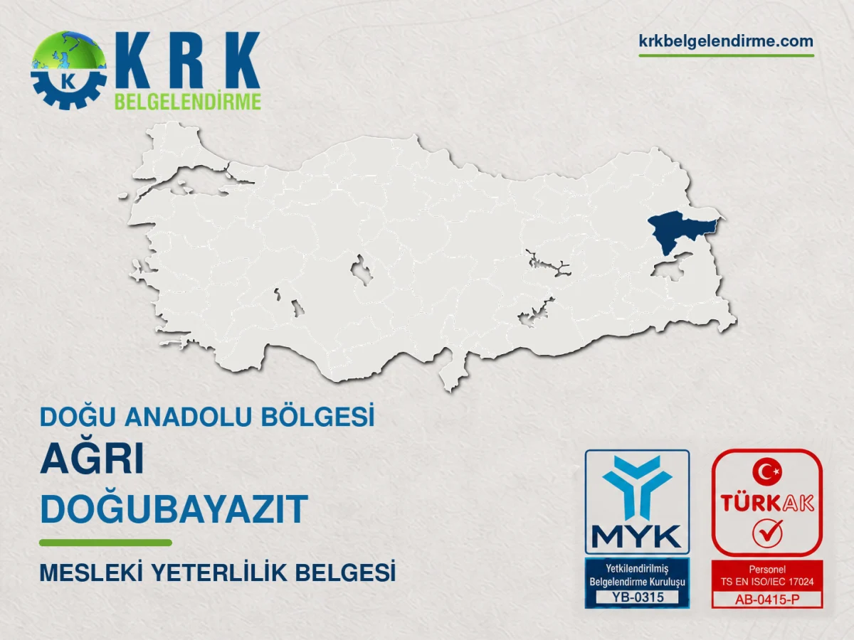 Doğubayazıt mesleki yeterlilik belgesi
