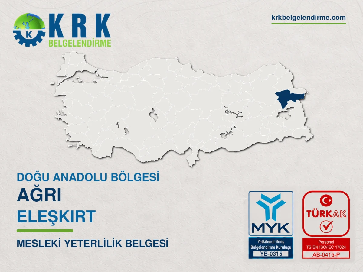 Eleşkirt mesleki yeterlilik belgesi