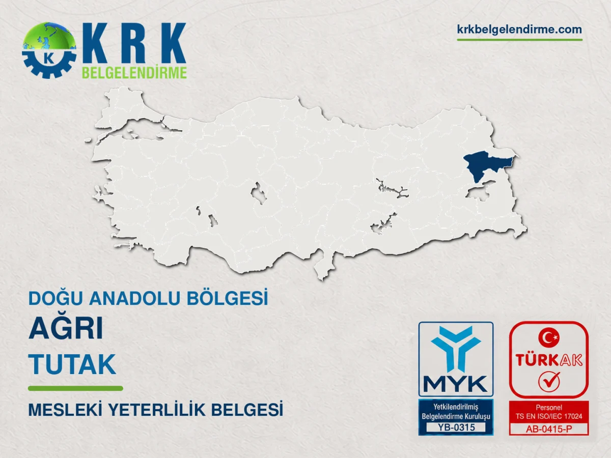Tutak mesleki yeterlilik belgesi