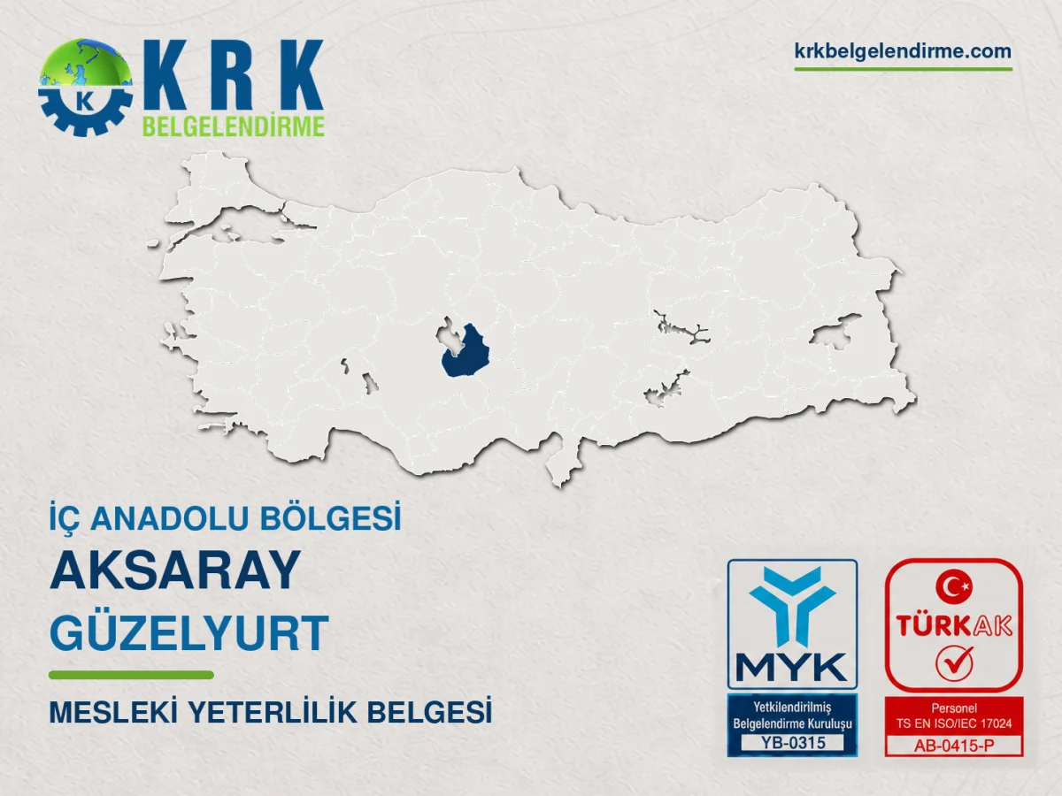 Güzelyurt mesleki yeterlilik belgesi