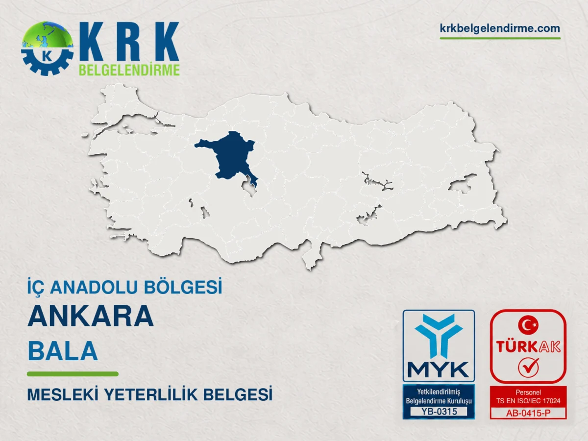 Bala mesleki yeterlilik belgesi