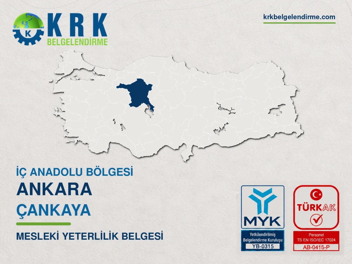 Çankaya mesleki yeterlilik belgesi