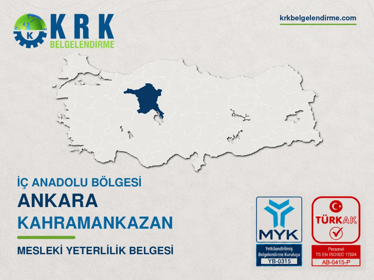 Ankara Kahramankazan Mesleki Yeterlilik Belgesi