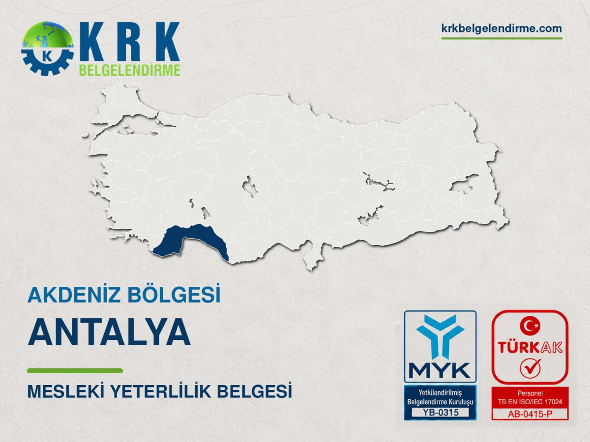 Antalya mesleki yeterlilik belgesi