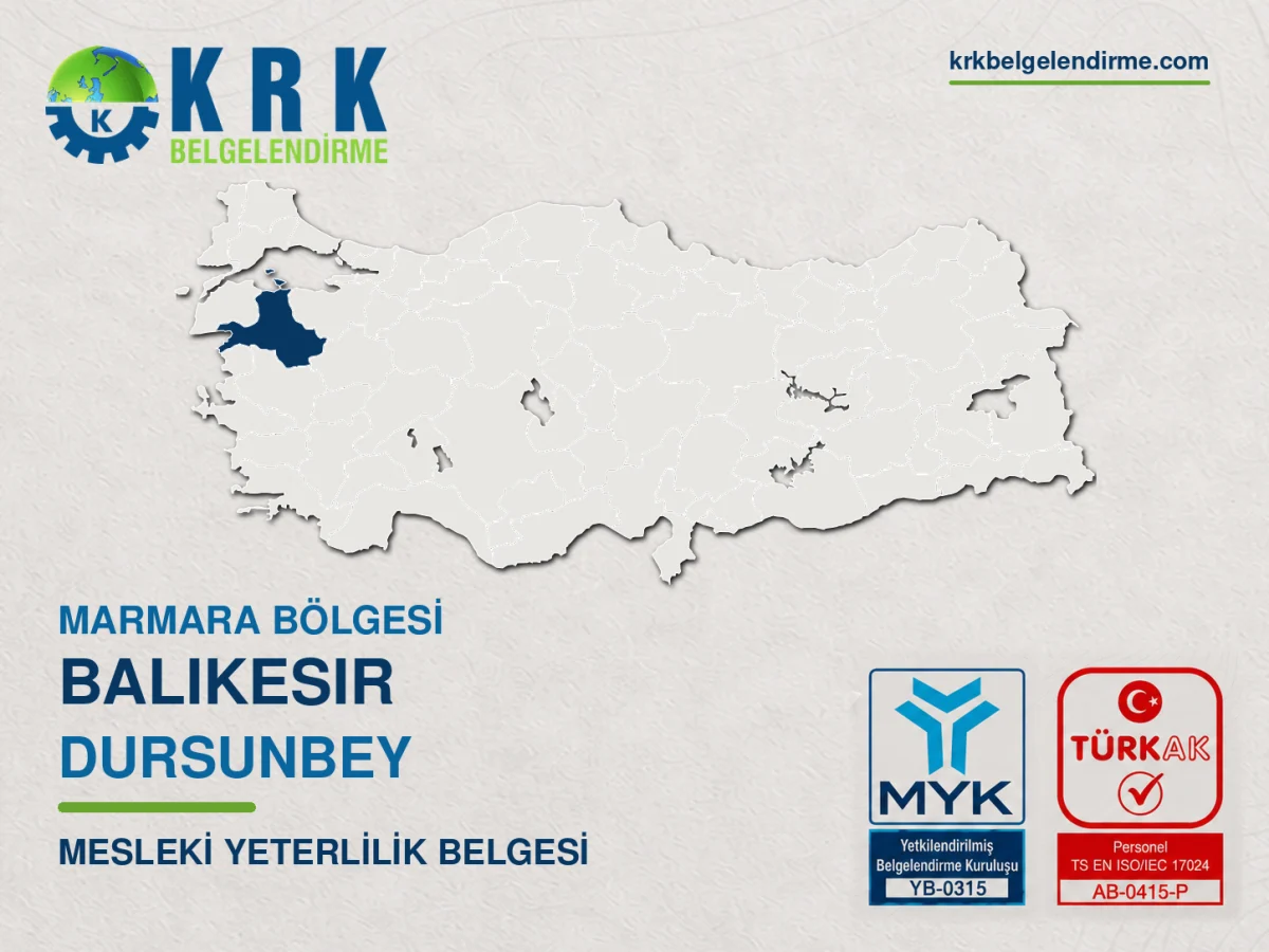 Dursunbey mesleki yeterlilik belgesi