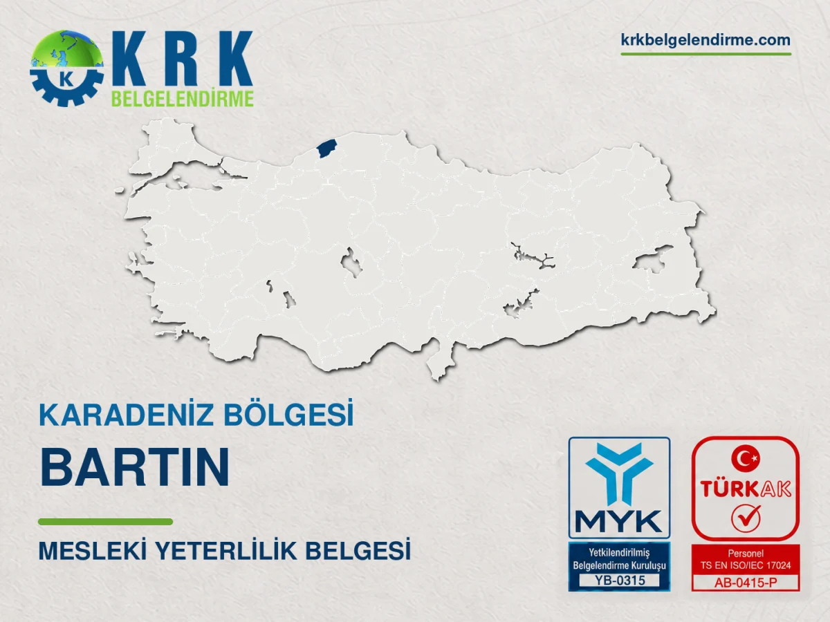 Bartın Mesleki Yeterlilik Belgesi