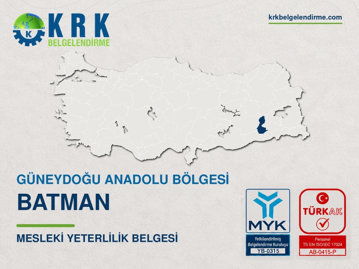 Batman Mesleki Yeterlilik Belgesi