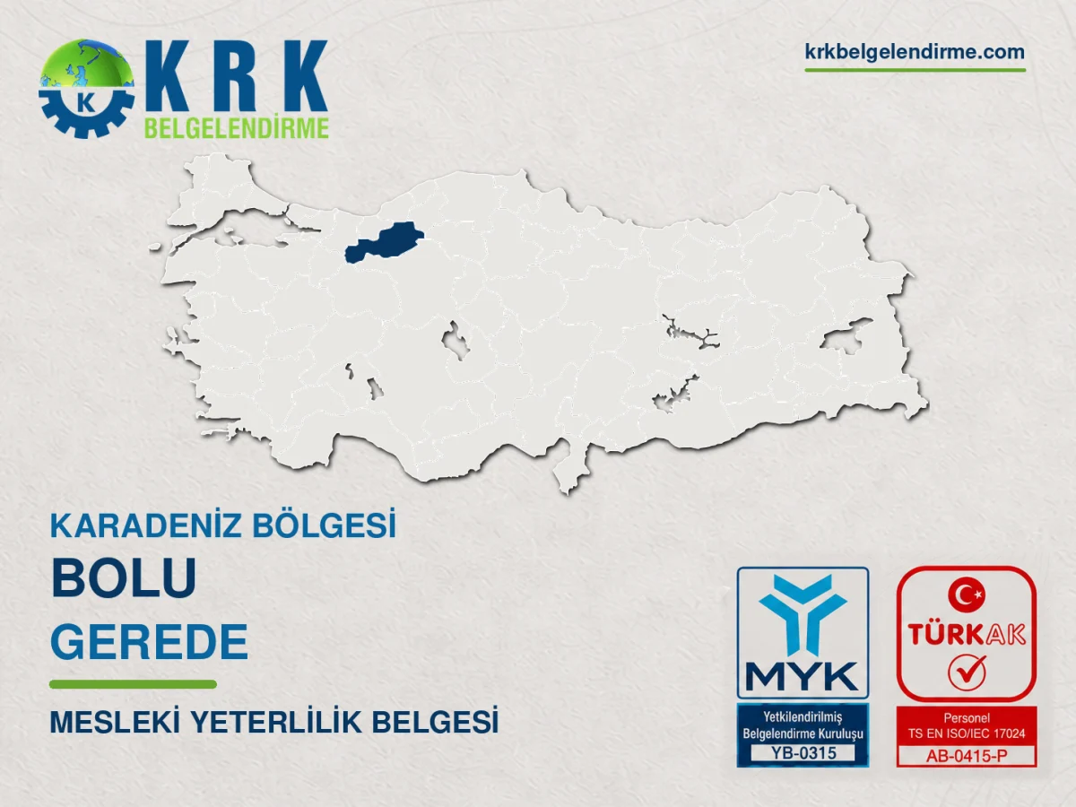 Gerede mesleki yeterlilik belgesi