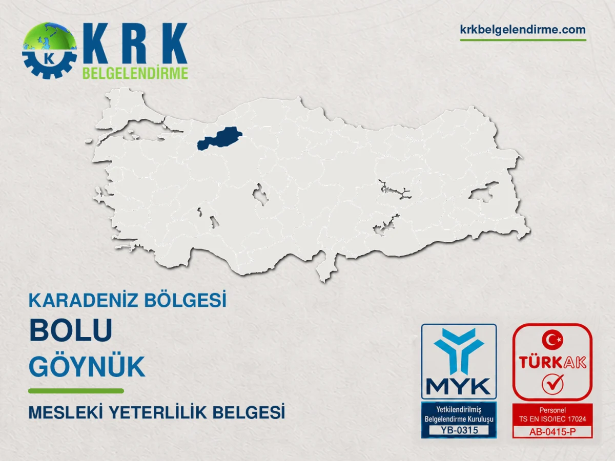 Bolu Göynük Mesleki Yeterlilik Belgesi