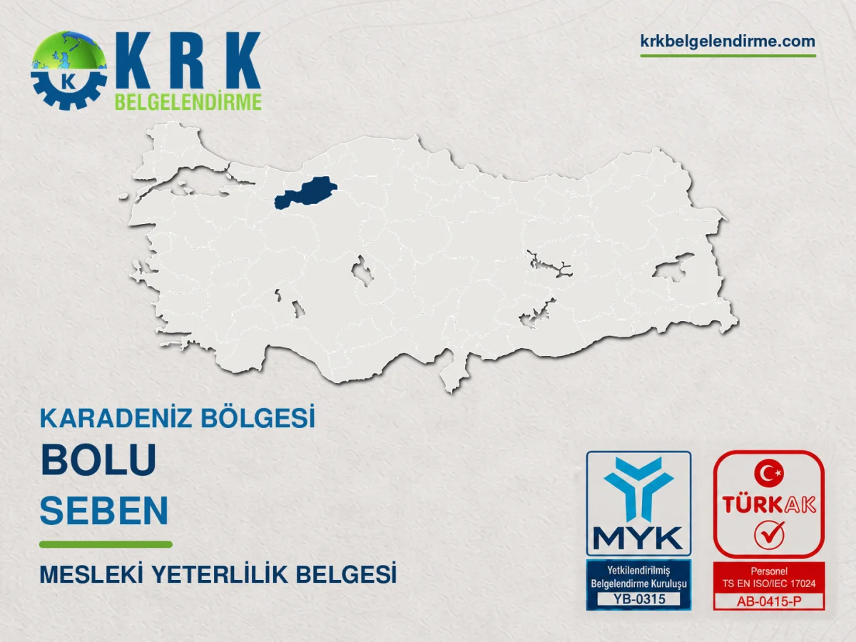 Bolu Seben Mesleki Yeterlilik Belgesi