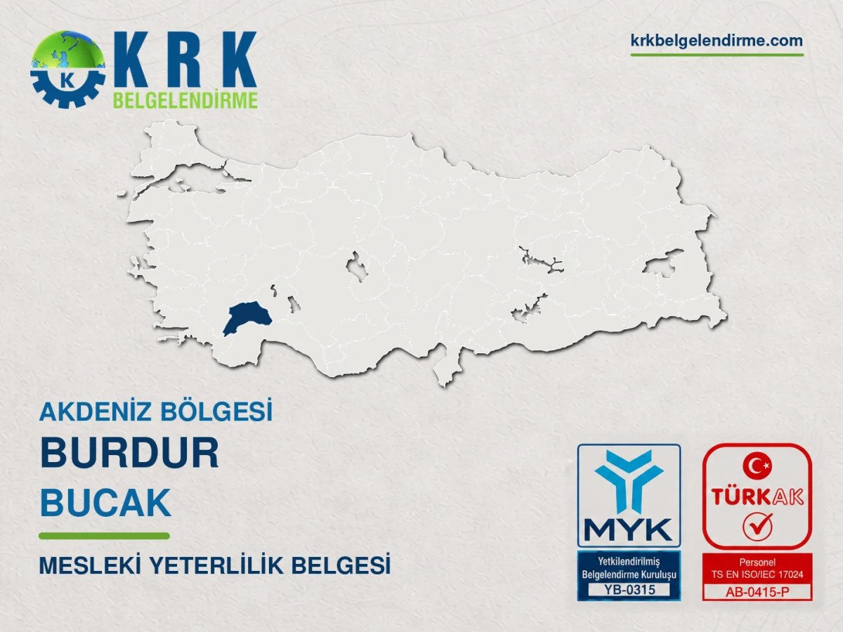 Burdur Bucak Mesleki Yeterlilik Belgesi