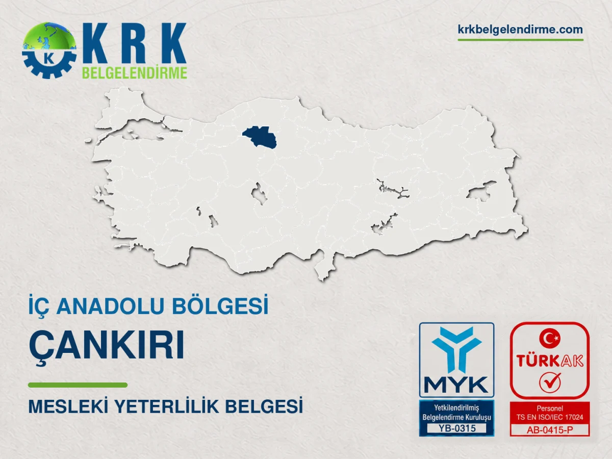 Çankırı mesleki yeterlilik belgesi