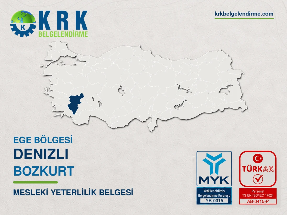 Bozkurt mesleki yeterlilik belgesi