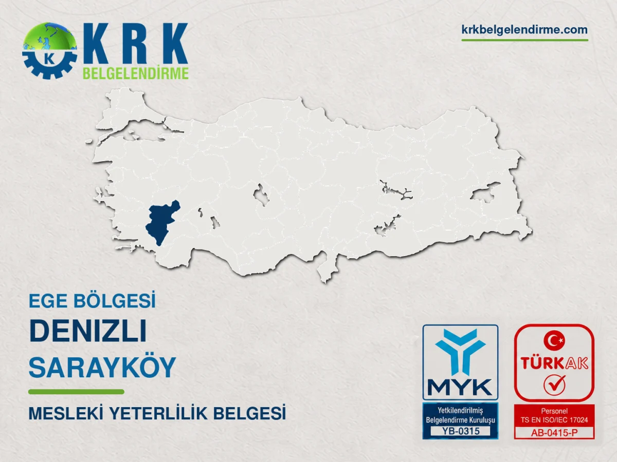 Sarayköy mesleki yeterlilik belgesi