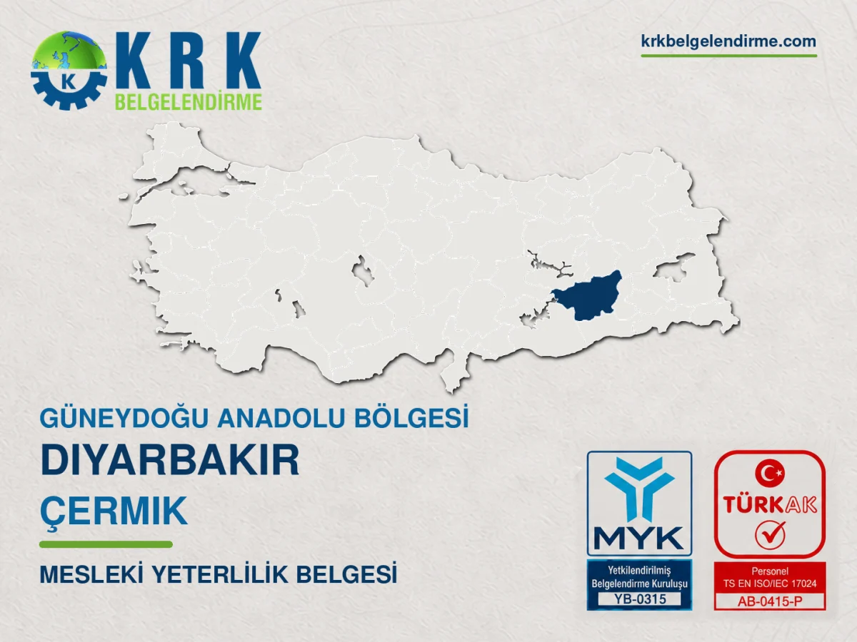 Diyarbakır Çermik Mesleki Yeterlilik Belgesi