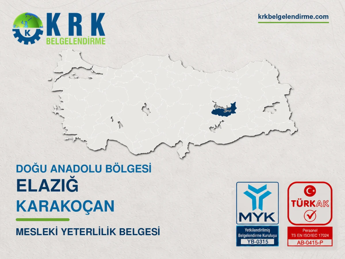 Karakoçan mesleki yeterlilik belgesi