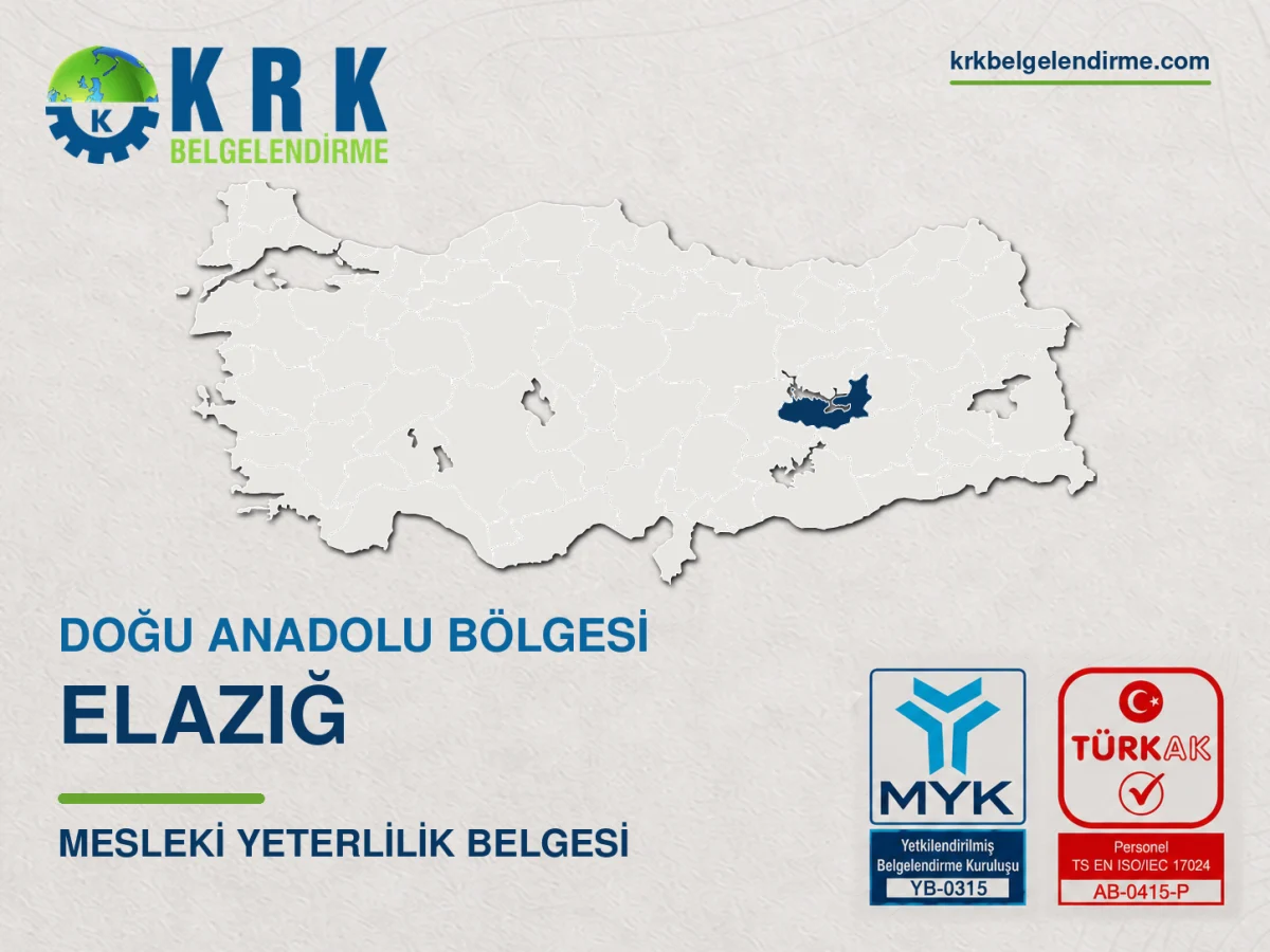 Elazığ Mesleki Yeterlilik Belgesi