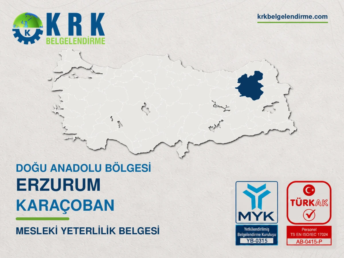 Karaçoban mesleki yeterlilik belgesi