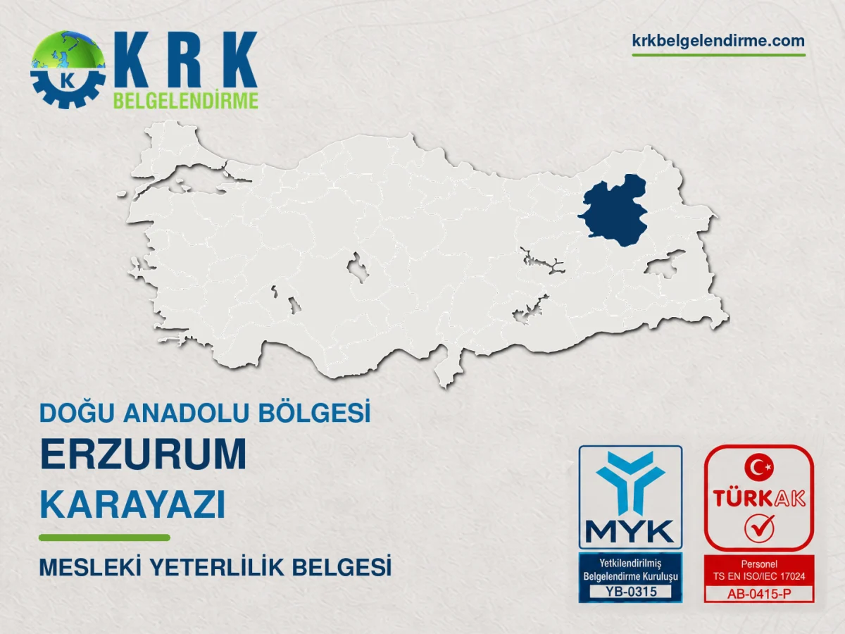 Karayazı mesleki yeterlilik belgesi