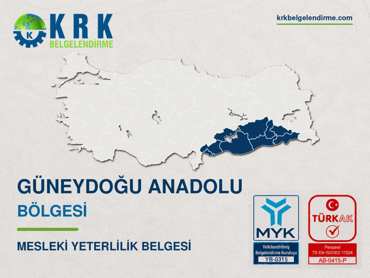 Güneydoğu Anadolu Bölgesi Mesleki Yeterlilik Belgesi