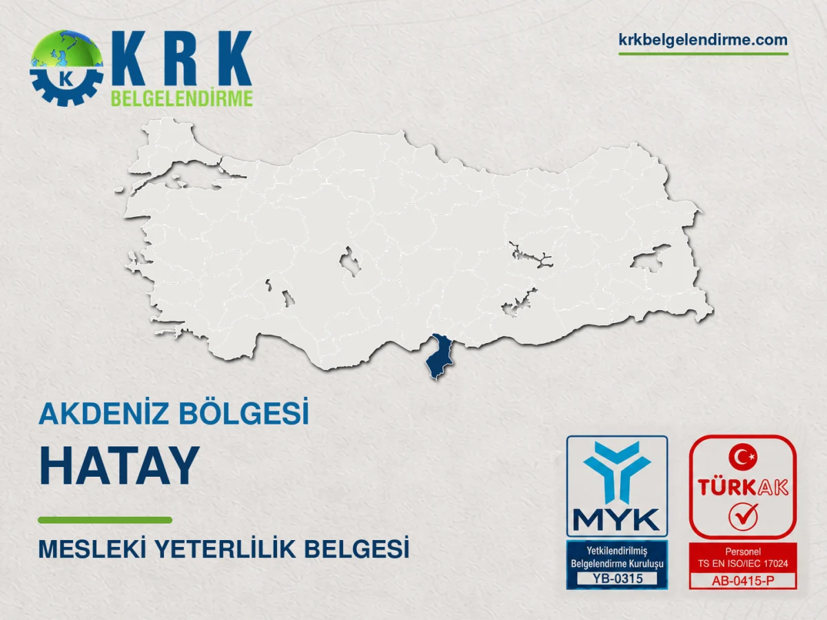 Hatay Mesleki Yeterlilik Belgesi