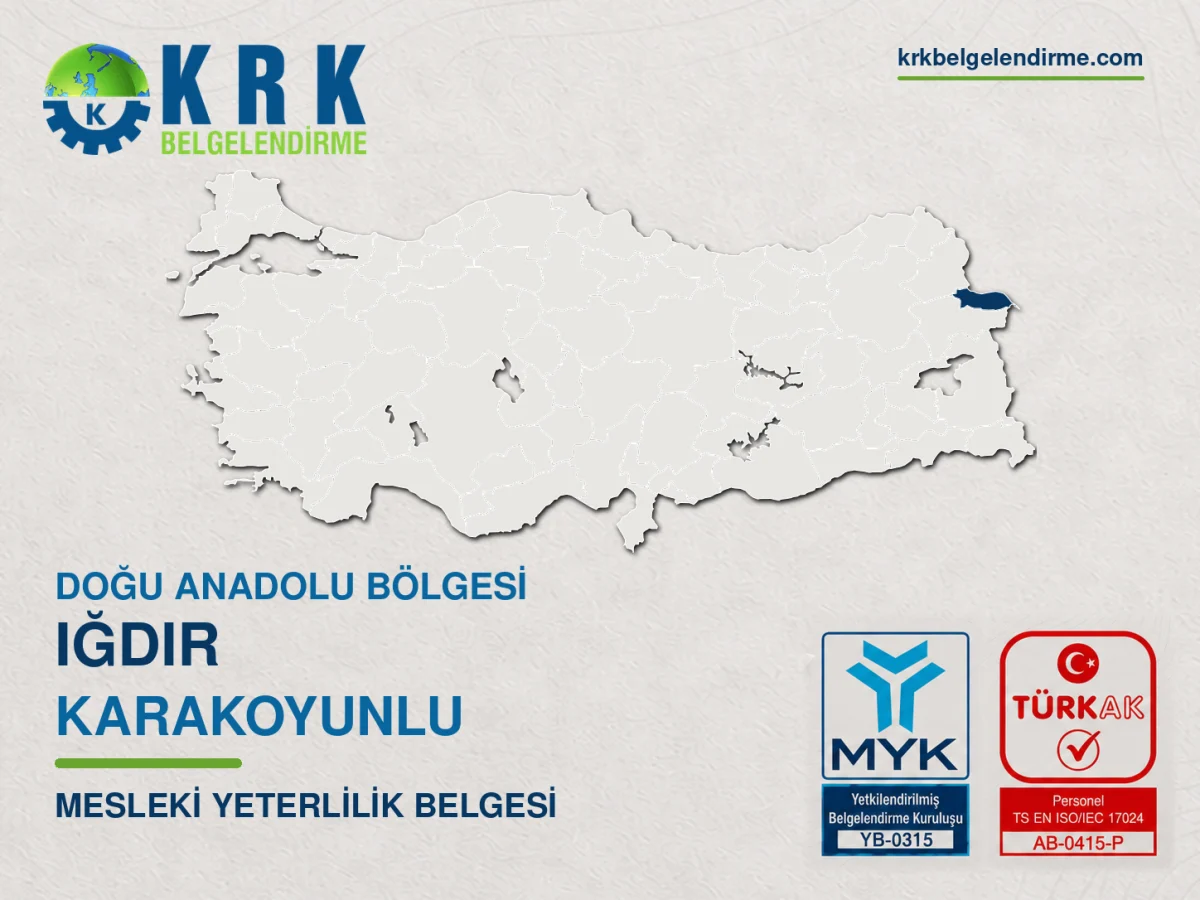 Iğdır Karakoyunlu Mesleki Yeterlilik Belgesi
