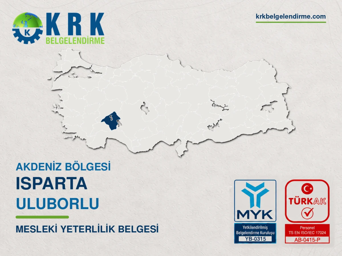 Isparta Uluborlu Mesleki Yeterlilik Belgesi
