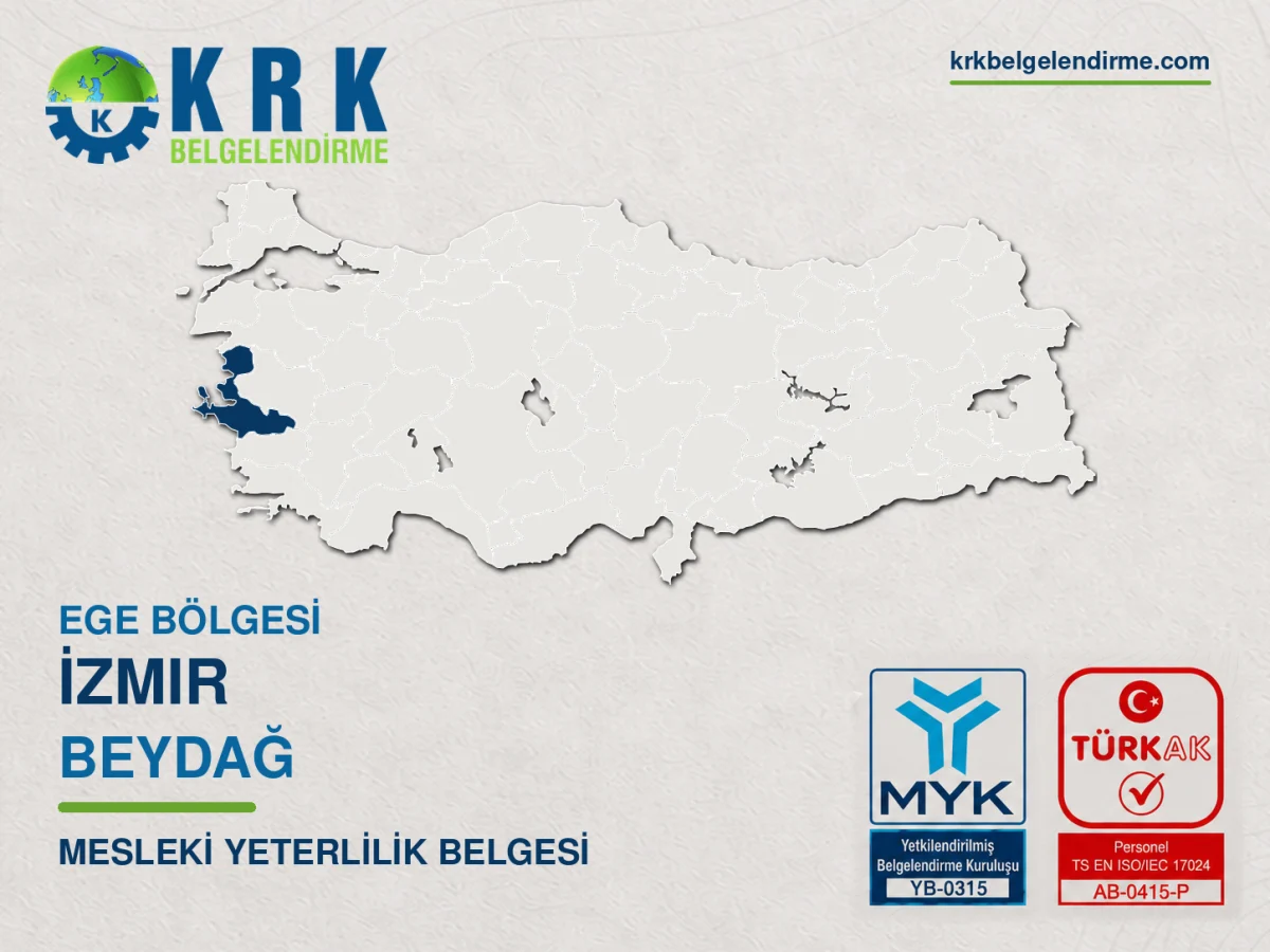 İzmir Beydağ Mesleki Yeterlilik Belgesi