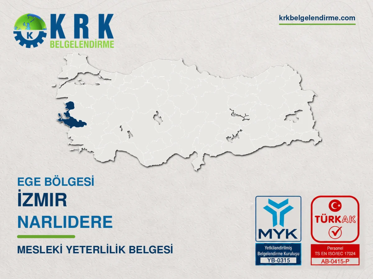 Narlıdere mesleki yeterlilik belgesi