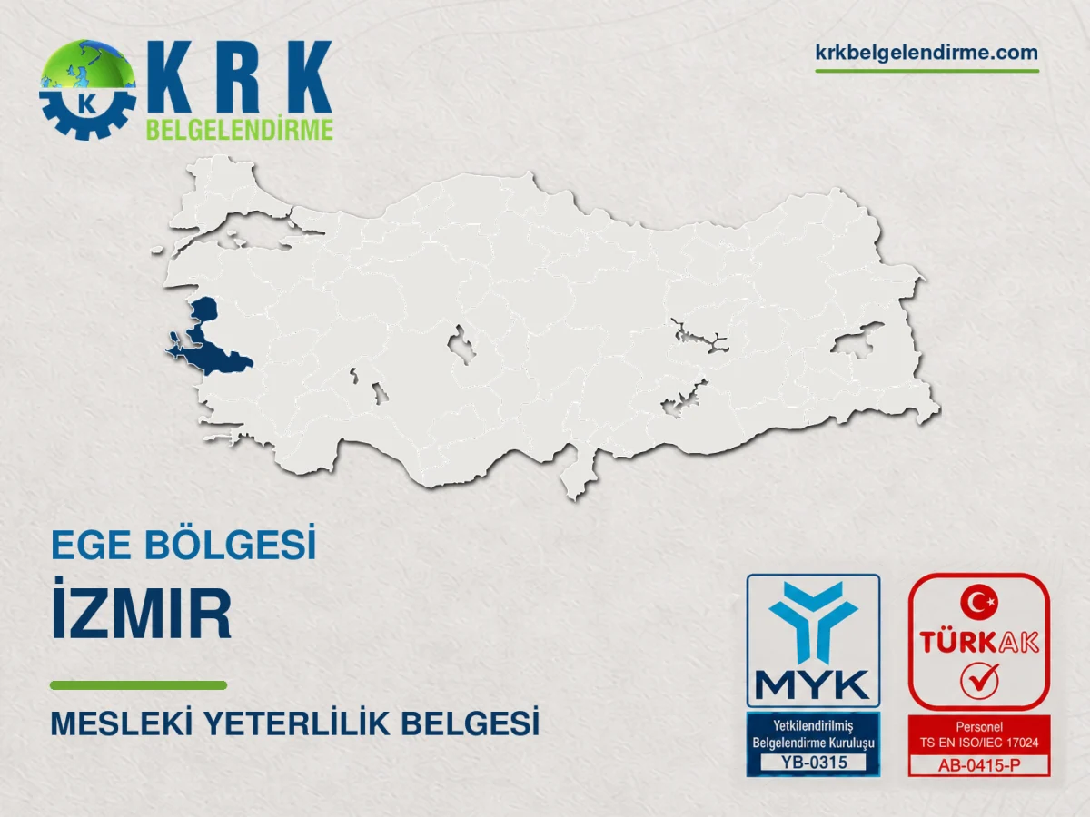 İzmir Mesleki Yeterlilik Belgesi