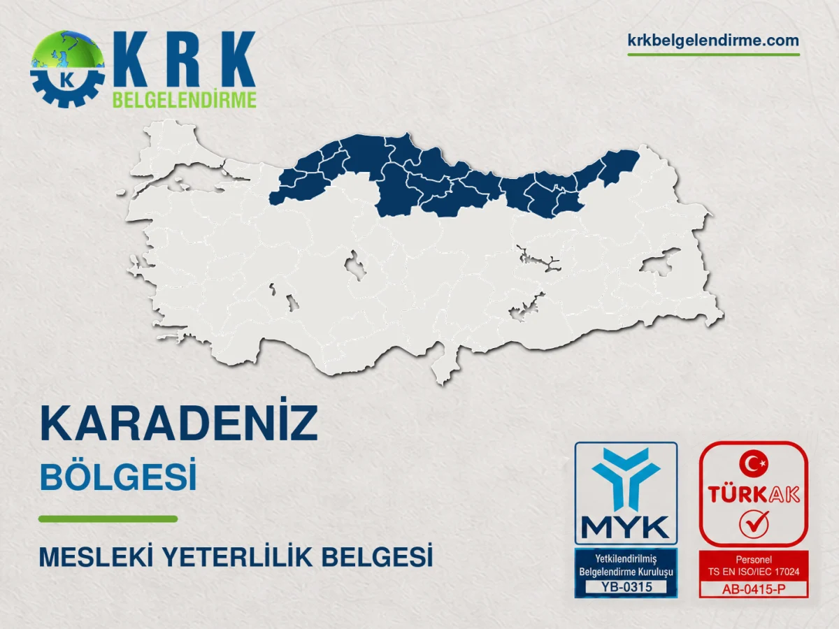 Karadeniz Bölgesi Mesleki Yeterlilik Belgesi
