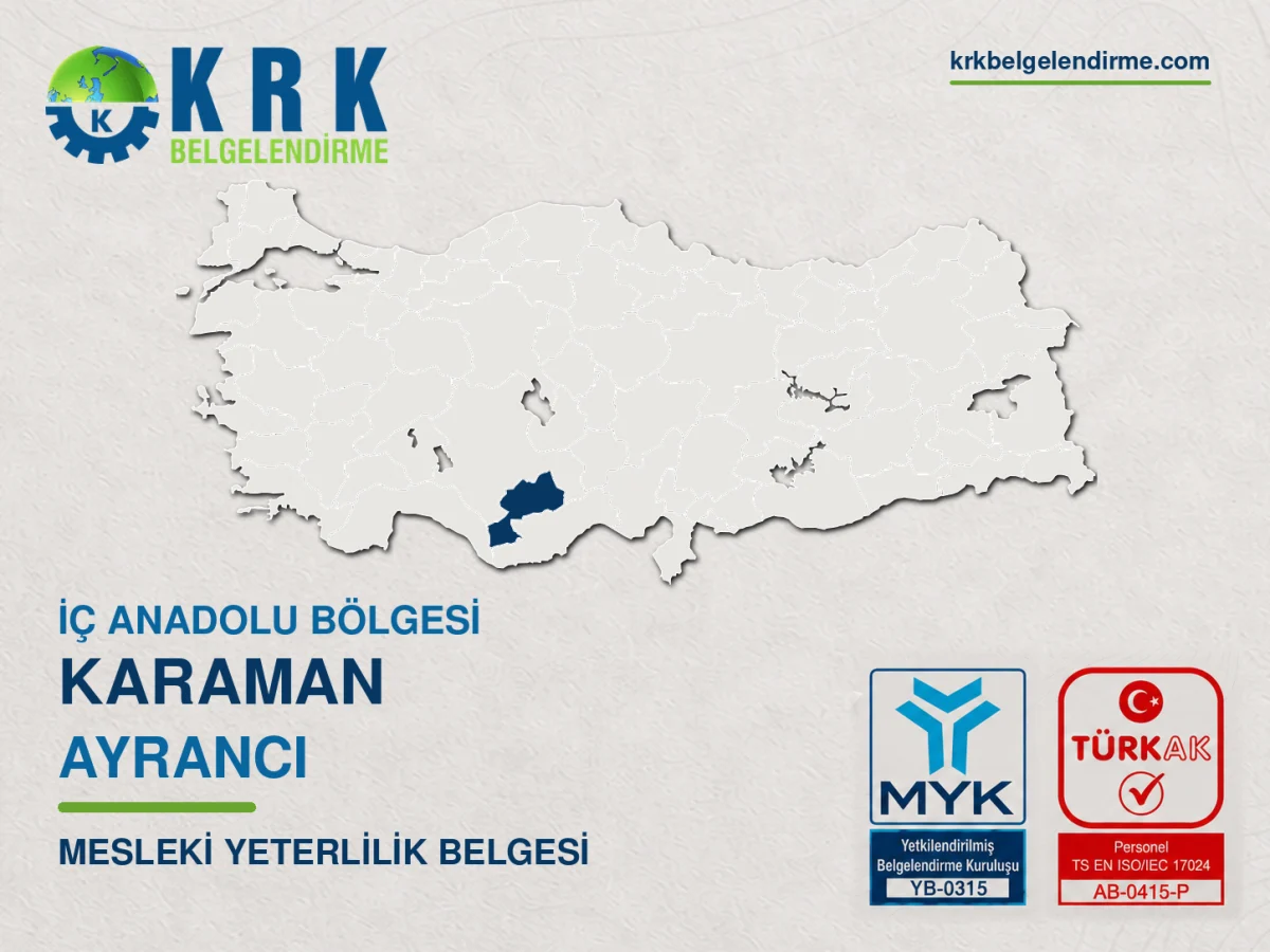 Ayrancı mesleki yeterlilik belgesi