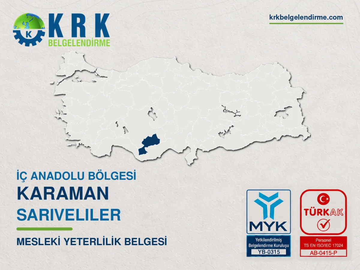 Sarıveliler mesleki yeterlilik belgesi