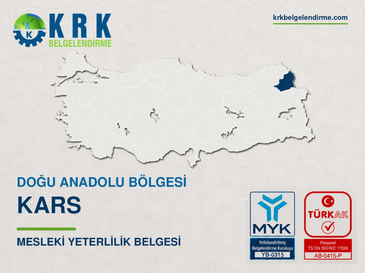 Kars Mesleki Yeterlilik Belgesi