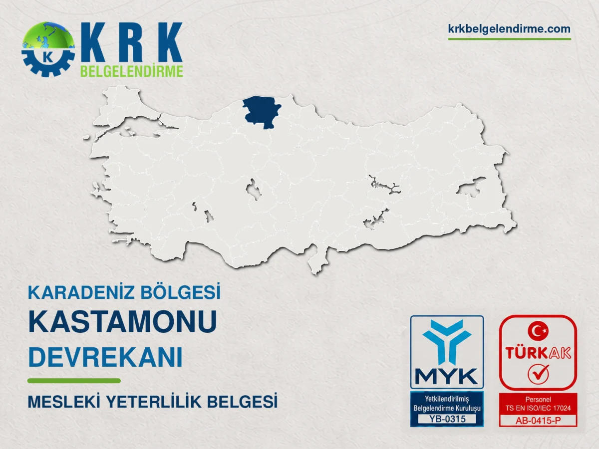 Kastamonu Devrekani Mesleki Yeterlilik Belgesi