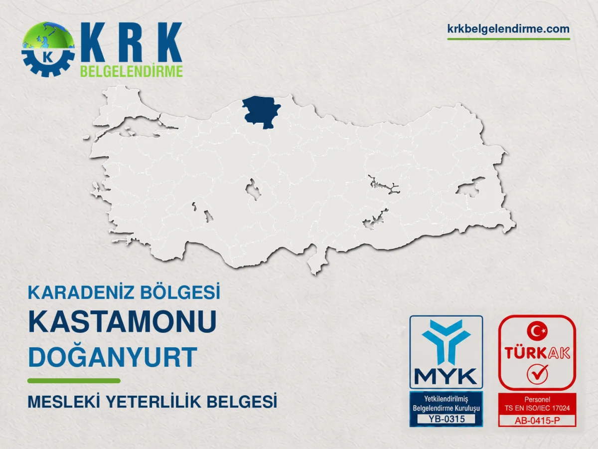 Kastamonu Doğanyurt Mesleki Yeterlilik Belgesi
