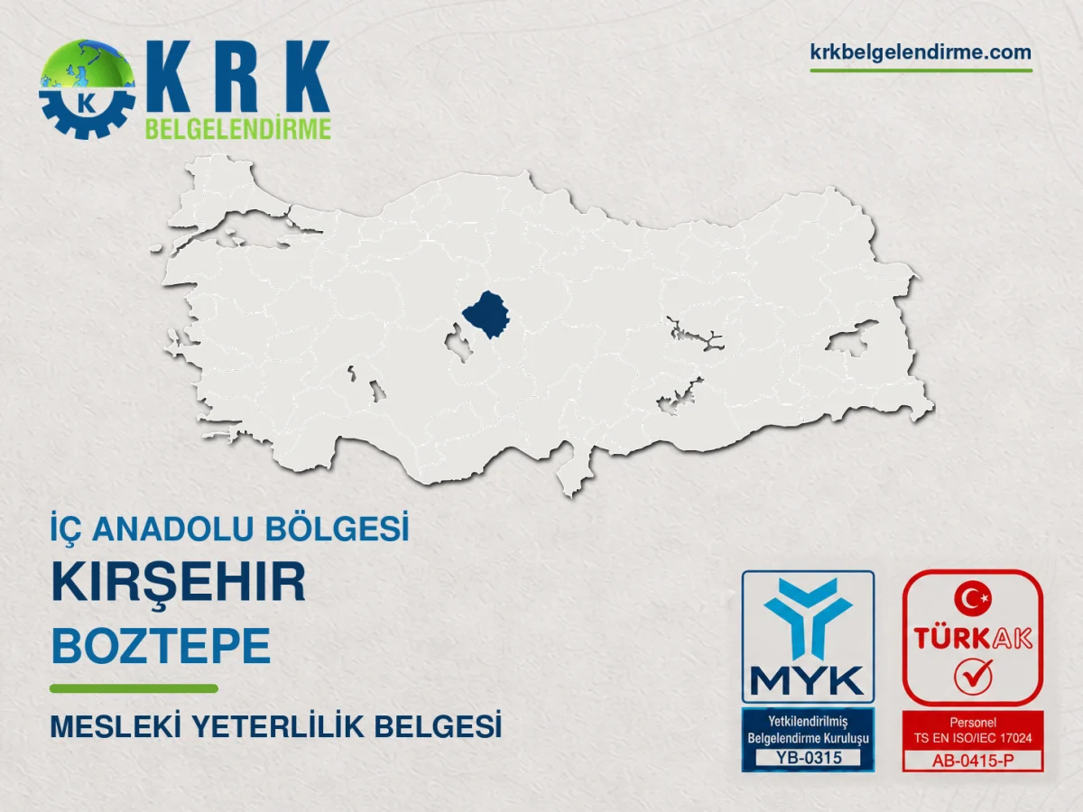 Boztepe mesleki yeterlilik belgesi