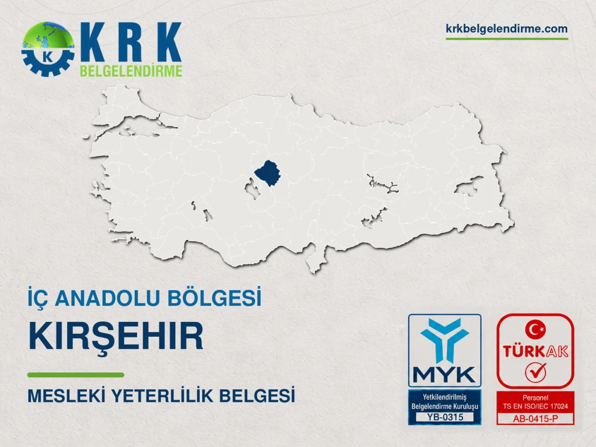 Kırşehir mesleki yeterlilik belgesi