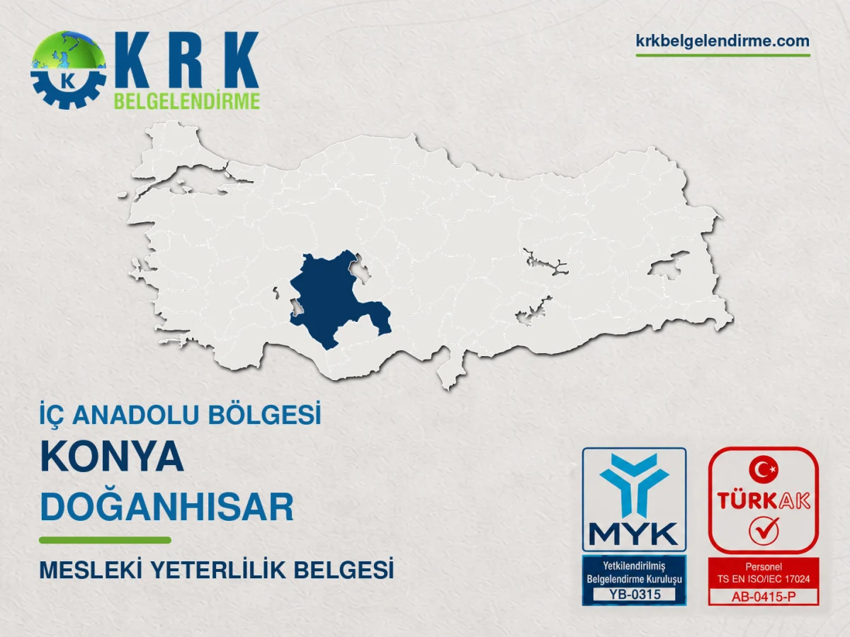 Doğanhisar mesleki yeterlilik belgesi
