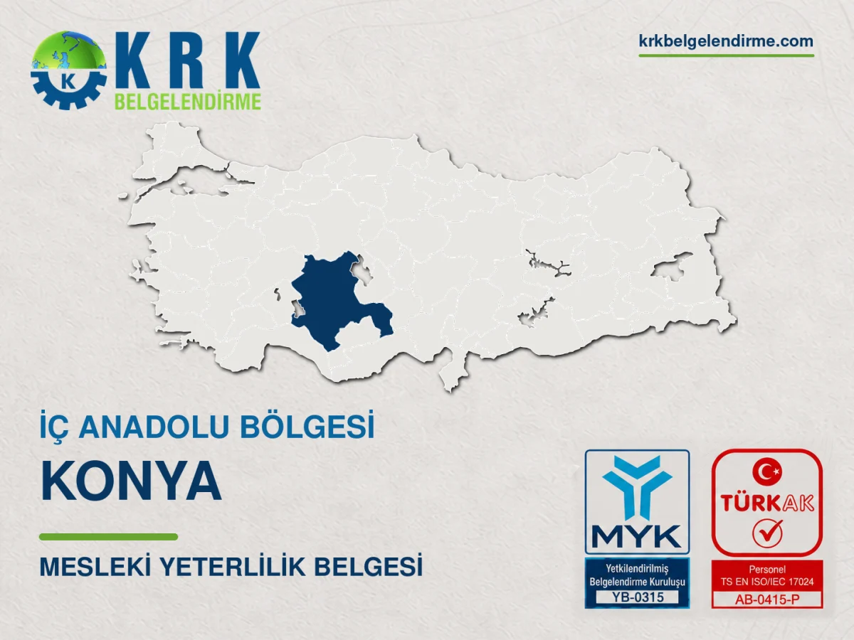 Konya Mesleki Yeterlilik Belgesi