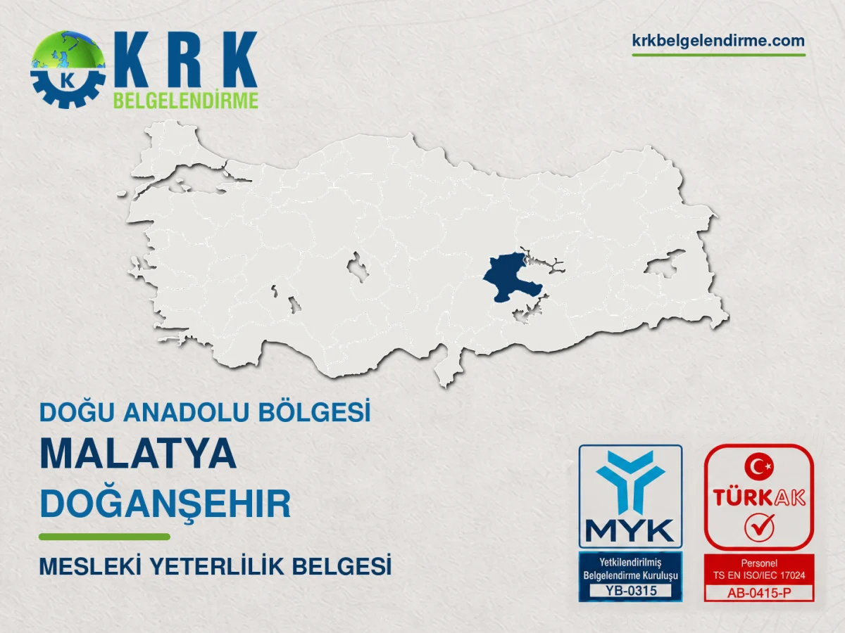 Malatya Doğanşehir Mesleki Yeterlilik Belgesi