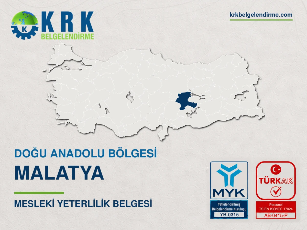 Malatya Mesleki Yeterlilik Belgesi