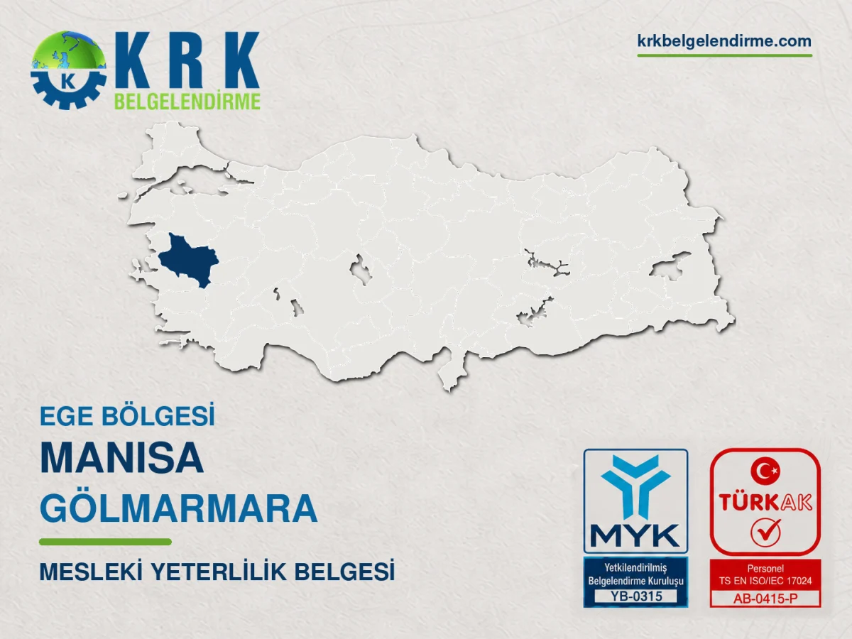 Manisa Gölmarmara Mesleki Yeterlilik Belgesi