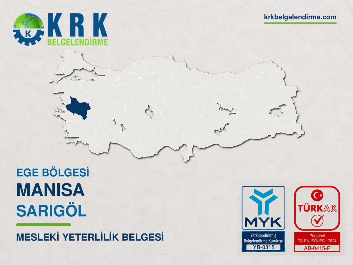 Manisa Sarıgöl Mesleki Yeterlilik Belgesi