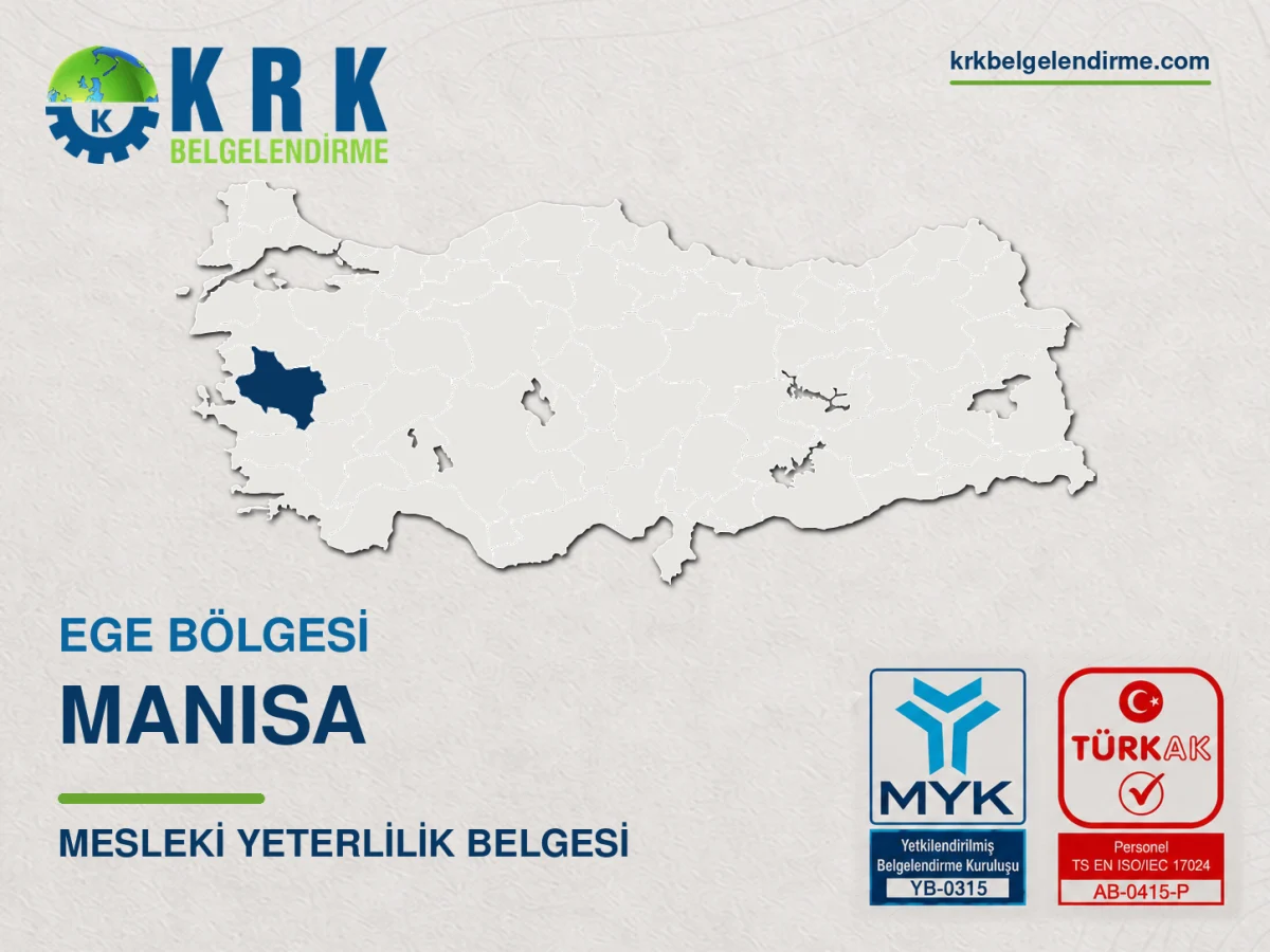 Manisa Mesleki Yeterlilik Belgesi