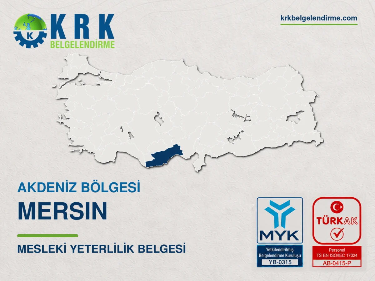 Mersin Mesleki Yeterlilik Belgesi